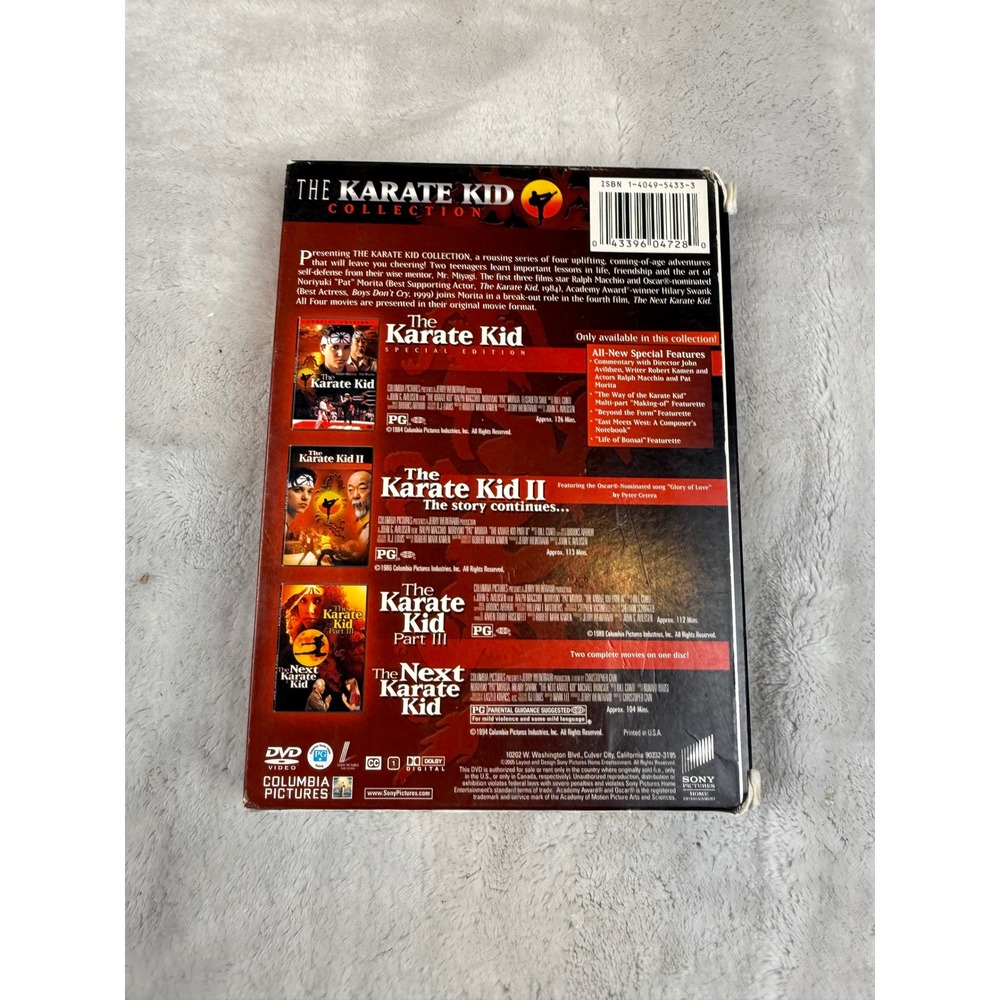 The Karate Kid Collection Movie DVD Set Special Edition 1 2 3 Next Karate Kid - Picture 3 of 4